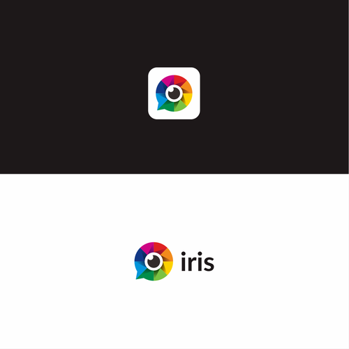 Logo for Iris, the decentralized alternative to social media giants Design by Artventure-