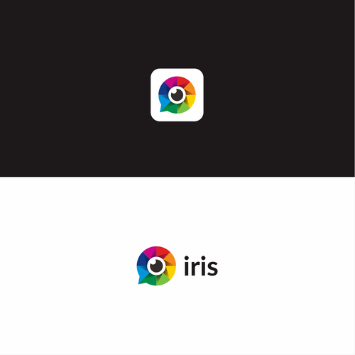 Logo for Iris, the decentralized alternative to social media giants Design by -Artventure-