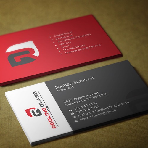 Create a eye-catching, professional, Business Card for our Company! Réalisé par mad_best2