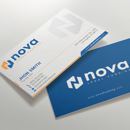 Design a Print Material (Biz Card, Letterhead, Letter) for Legal Funding Company Réalisé par kaylee CK