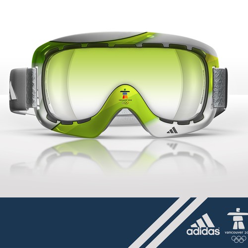 Design adidas goggles for Winter Olympics Design by r u n e