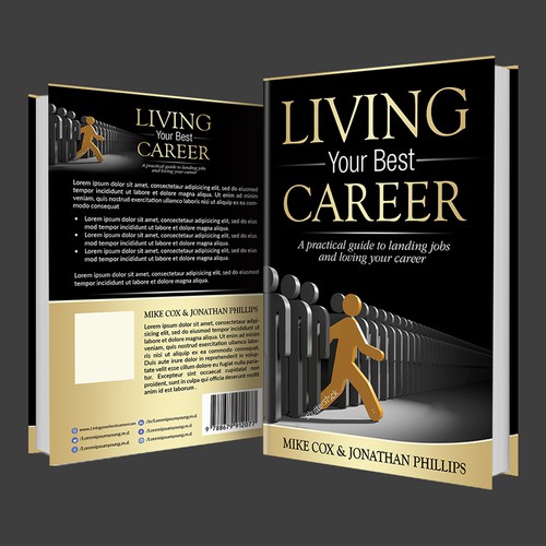 Design inspirational book cover for career-changing book Design by Lizaa