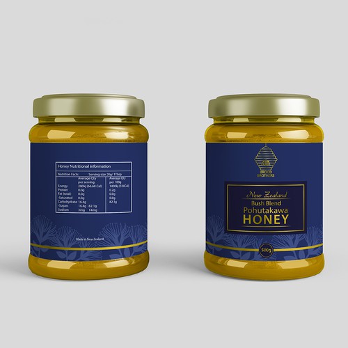 Honey Label Design Design by AdryQ