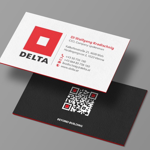 DELTA Business Card Relaunch Design by chandrayaan.creative