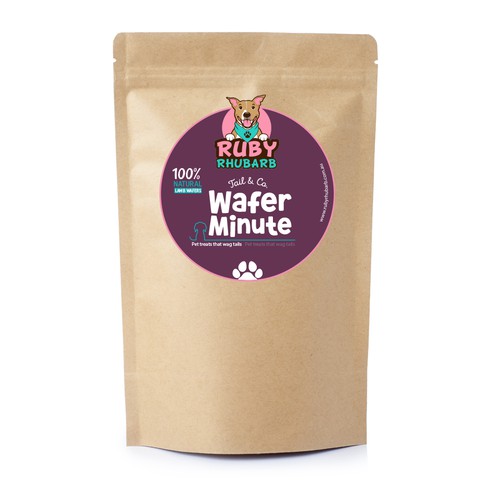 Ruby Rhubarb new product Labels Design by nesliirmak