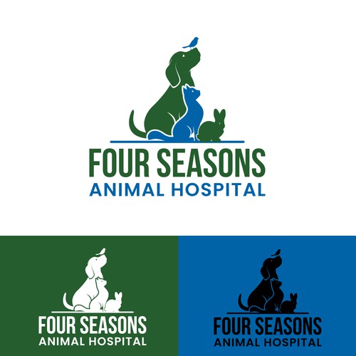 Animal hospital needs bold new logo. Design by Ñañel