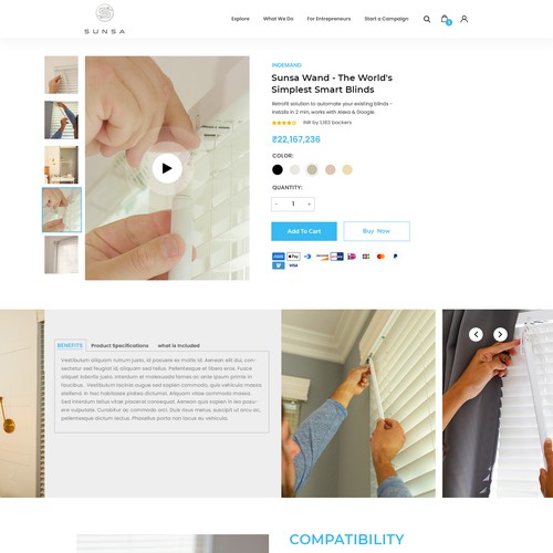 Shopify Design for New Smart Home Product! Design por FuturisticBug