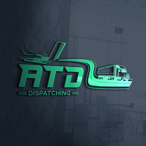 On the road to create a new logo! Help us create a unforgettable logo for our truck dispatching service! Design by saripuspa