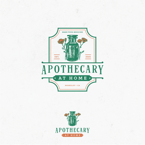 Vintage apothecary inspired logo for herbalist subscription box Diseño de RobertEdvin