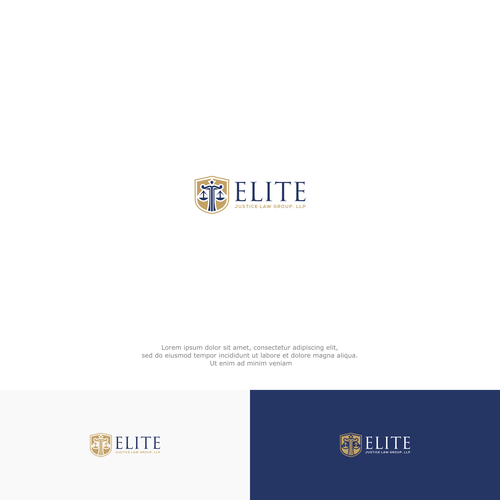 Elite Justice Law Group needs an empowering logo! Design by opiq98