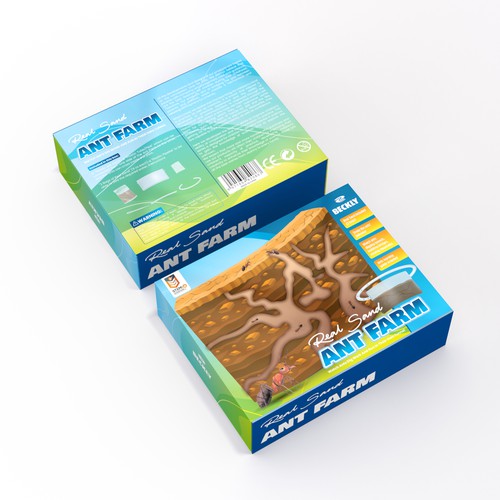 Eye Catching Ant Farm Box Design Design by CUPEDIUM