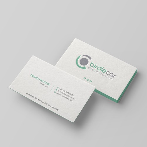 business card for company called birdie Design by Taaiebah