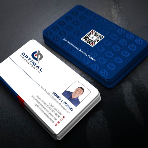 Optimal Recovery Business Card Design by Xclusive16