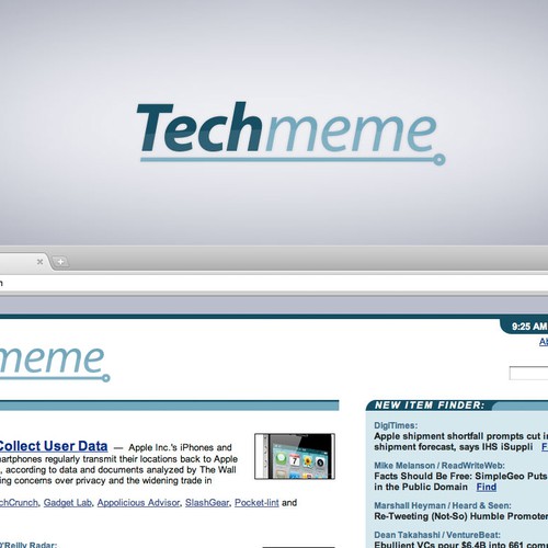 logo for Techmeme Design por konradm