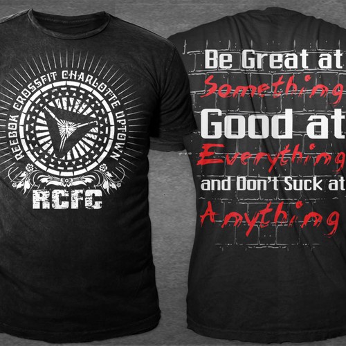 Design the winning t for crossfit charlotte. one of 8 the usa. | T-shirt contest 99designs
