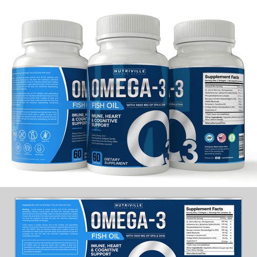 Product label contest entry by Logicainfo ♥