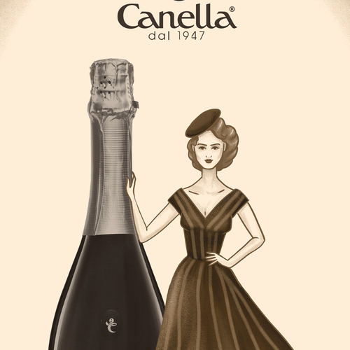 Canella Prosecco ADV Design by VeronikaTsurkan