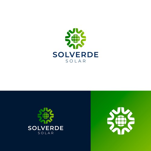 Clean logo for solar company Design by jomx