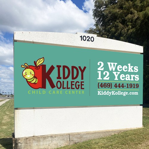Playful, professional signage for child care center Design by GrApHiC cReAtIoN™