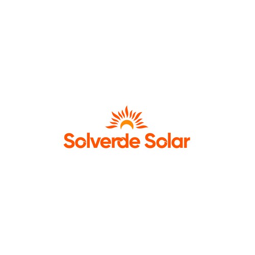 Clean logo for solar company Design by Gaurav Arya