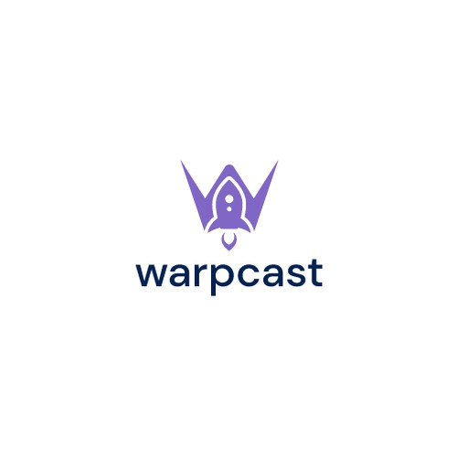 Design Warpcast logo di rk43_lab