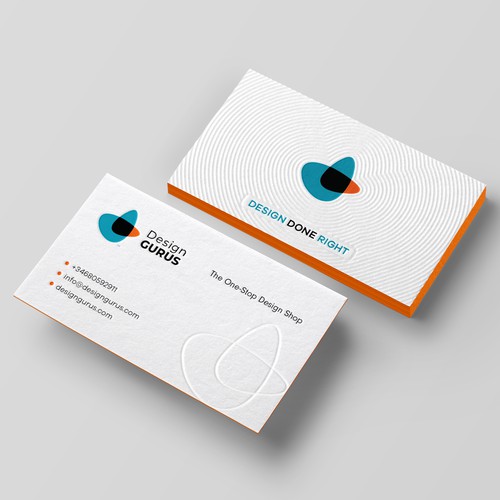 Business Card for DesignGurus.com Design by Birendra Chandra Das