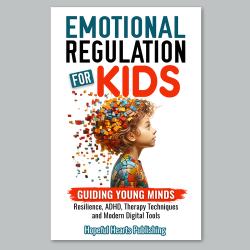 A fresh and powerful book cover design for a book about emotional regulation for kids Design réalisé par Graph Webs