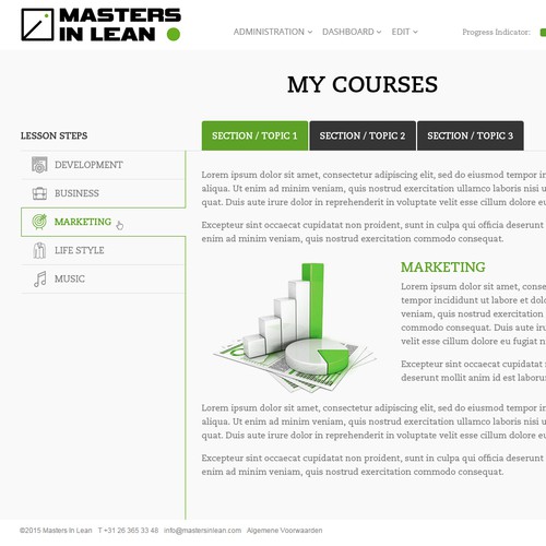 Website Design for Lean Trainers’ Online Training Platform Diseño de OMGuys™
