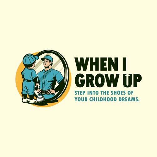 When I Grow Up Logo Design by honeyjar
