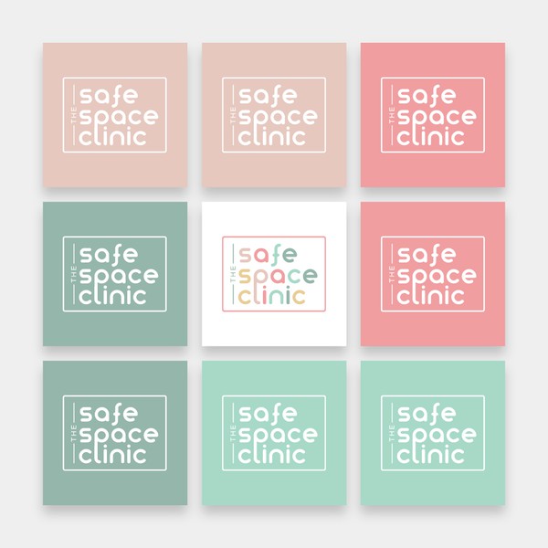 the safe space clinic logo design