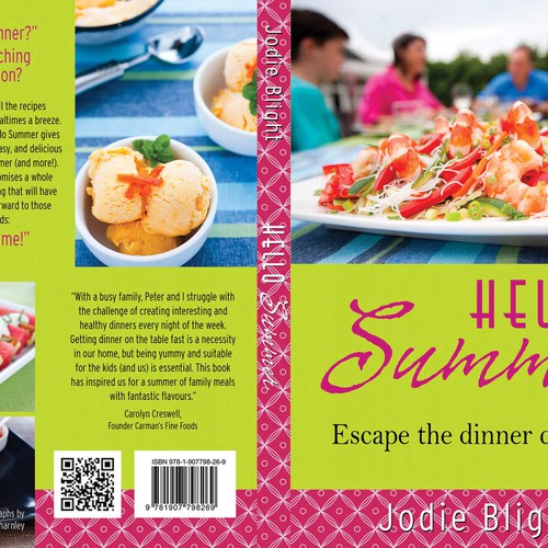 hello summer - design a revolutionary cookbook cover and see your design in every book shop Design by LilaM