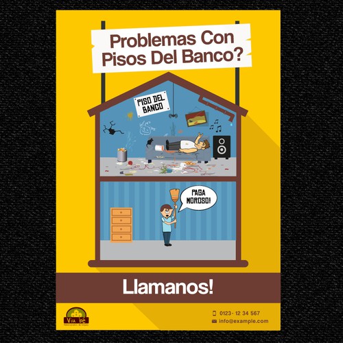 Postcard, flyer or print contest entry by qwerty4