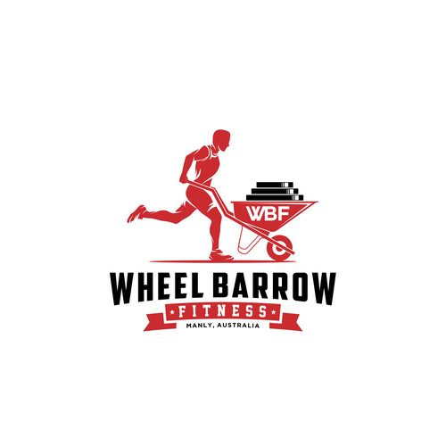 WBF 'Wheel Barrow Fitness' - Male Fitness Group in Manly Australia Design by SWARN " O