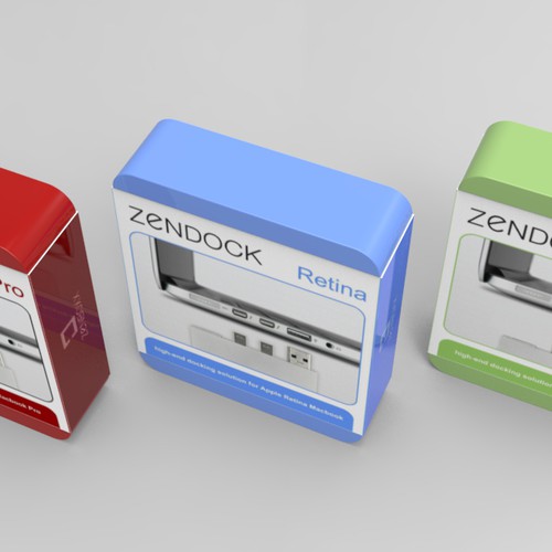 Zenboxx - Beautiful, Simple, Clean Packaging. $107k Kickstarter Success! Diseño de Creative Paul