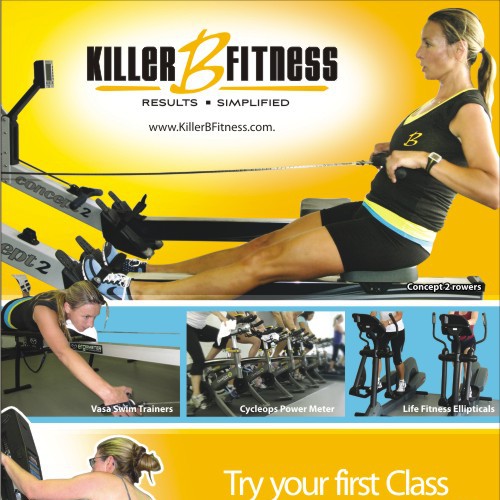 Killer B Fitness Flyer  デザイン by Qinkqink