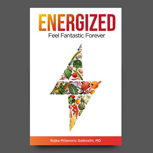 Design a New York Times Bestseller E-book and book cover for my book: Energized Design by MMQureshi
