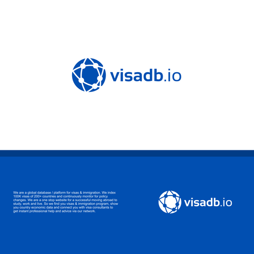Global visa & immigration platform needs a LOGO. Diseño de Vanessa Bañares
