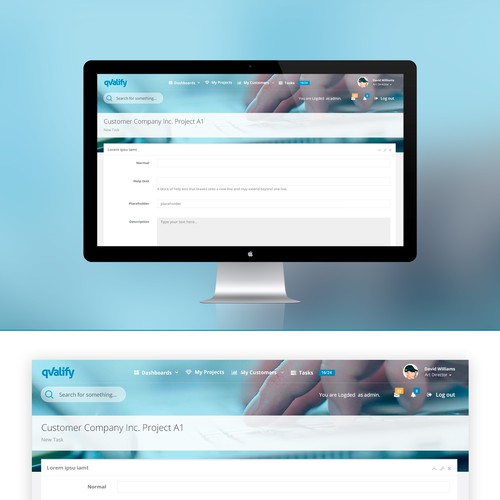 User-friendly interface & modern design make over needed for existing online portal. Ontwerp door Ángel Arias
