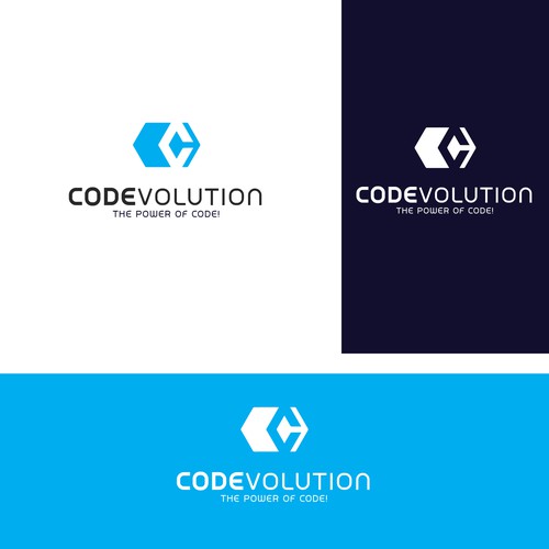 Logo for Codevolution, a brand new coding company! Design by Spider0421