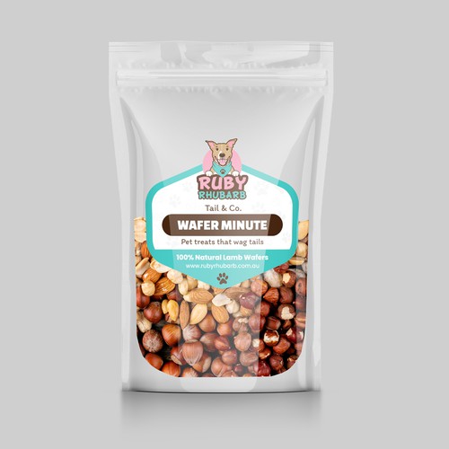 Ruby Rhubarb new product Labels Design by nti_design