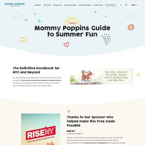 Guide Page for Leading Travel and Culture Website Design by devdesignss