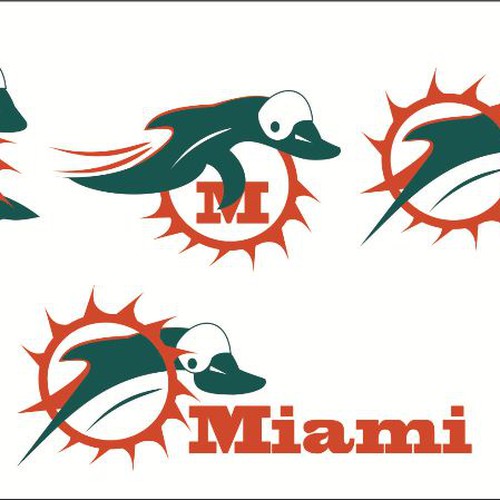 99designs community contest: Help the Miami Dolphins NFL team re-design its logo! Design réalisé par Dikri