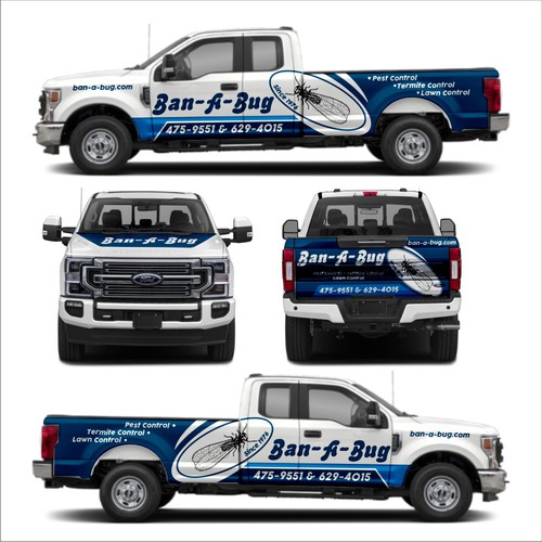 Pest Control Truck Design Design by e^design