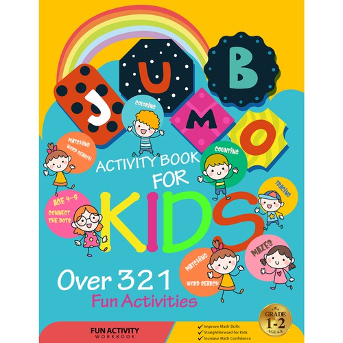 Fun Design for Jumbo Activity Book Design by Aaniyah.ahmed