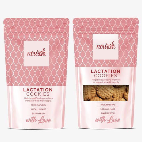 Design feminine, elegant, clean labels for Lactation Products Design by sapienpack