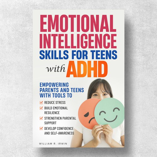 E-Book Cover Design for an Optimistic approach to addressing ADHD Design by Y&B