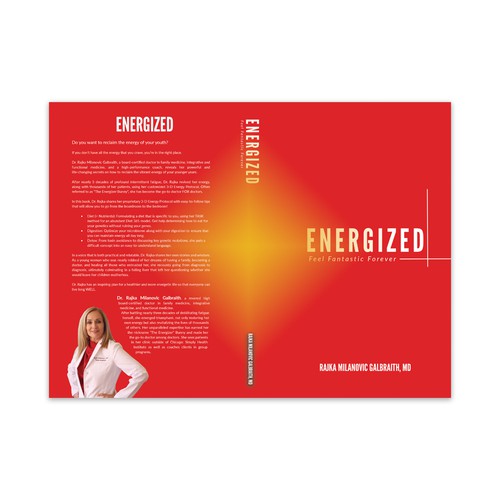 Design a New York Times Bestseller E-book and book cover for my book: Energized Design by Retina99