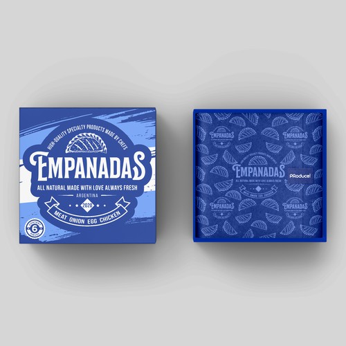 Empanada Box Design by Gustavo RV