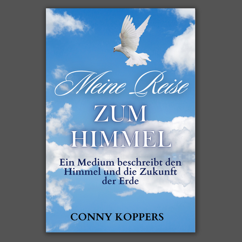 Cover for spiritual book My Journey to Heaven Diseño de Mariem khlifi