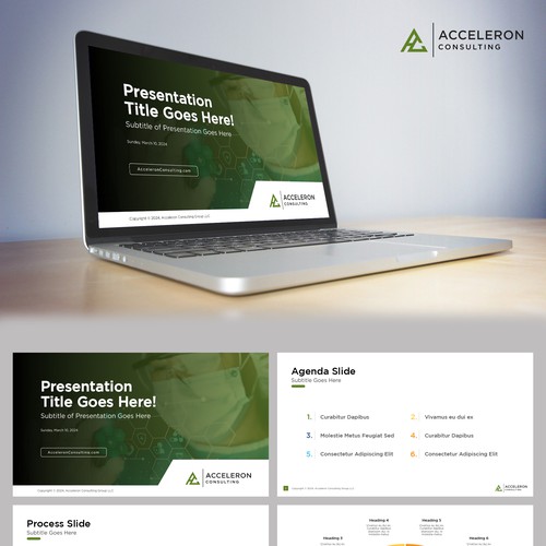 Modern impactful powerpoint template Design by Wisden